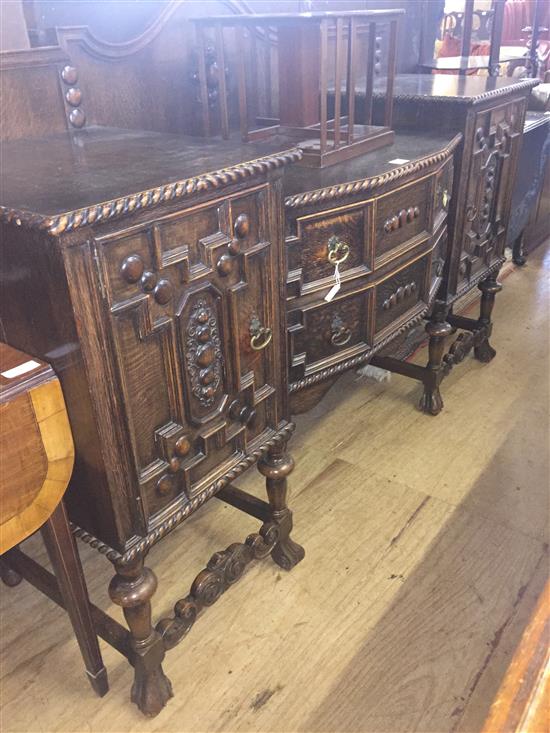 1920s oak sideboard